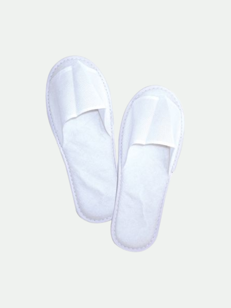 ScalpMaster Disposable Slippers - White, 1 pr