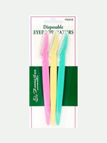 FantaSea Eyebrow Razors, 3 Pack
