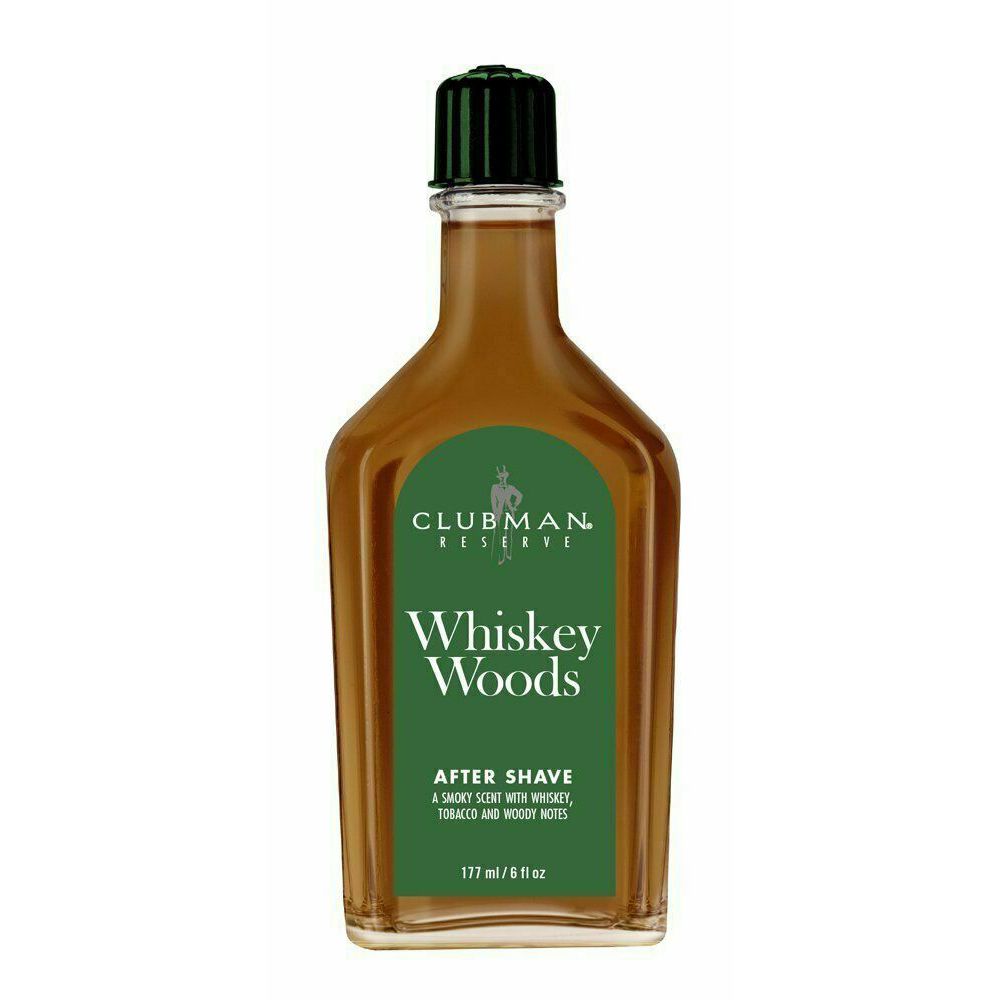 Clubman Pinaud Reserve Whiskey Woods Aftershave Lotion, 6 oz